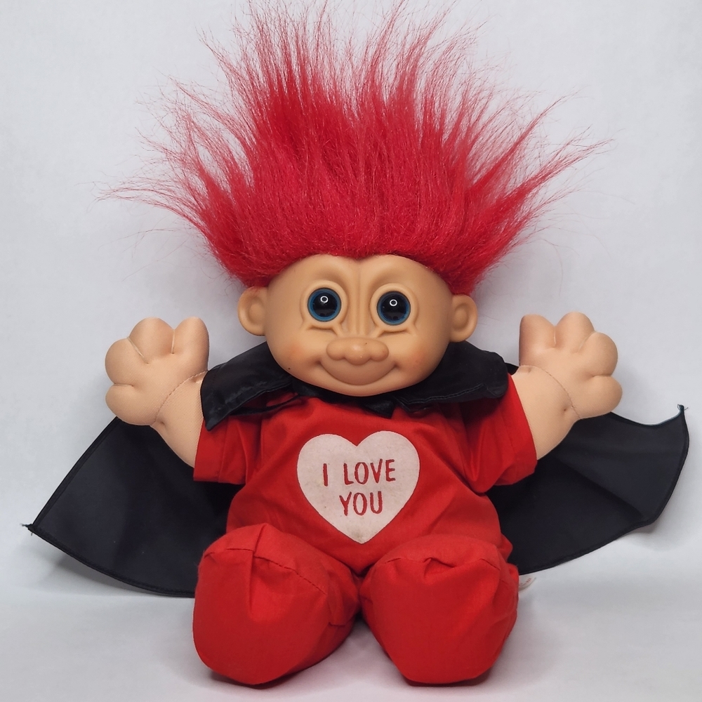 Vintage "I Love You" Troll Doll 90s Russ